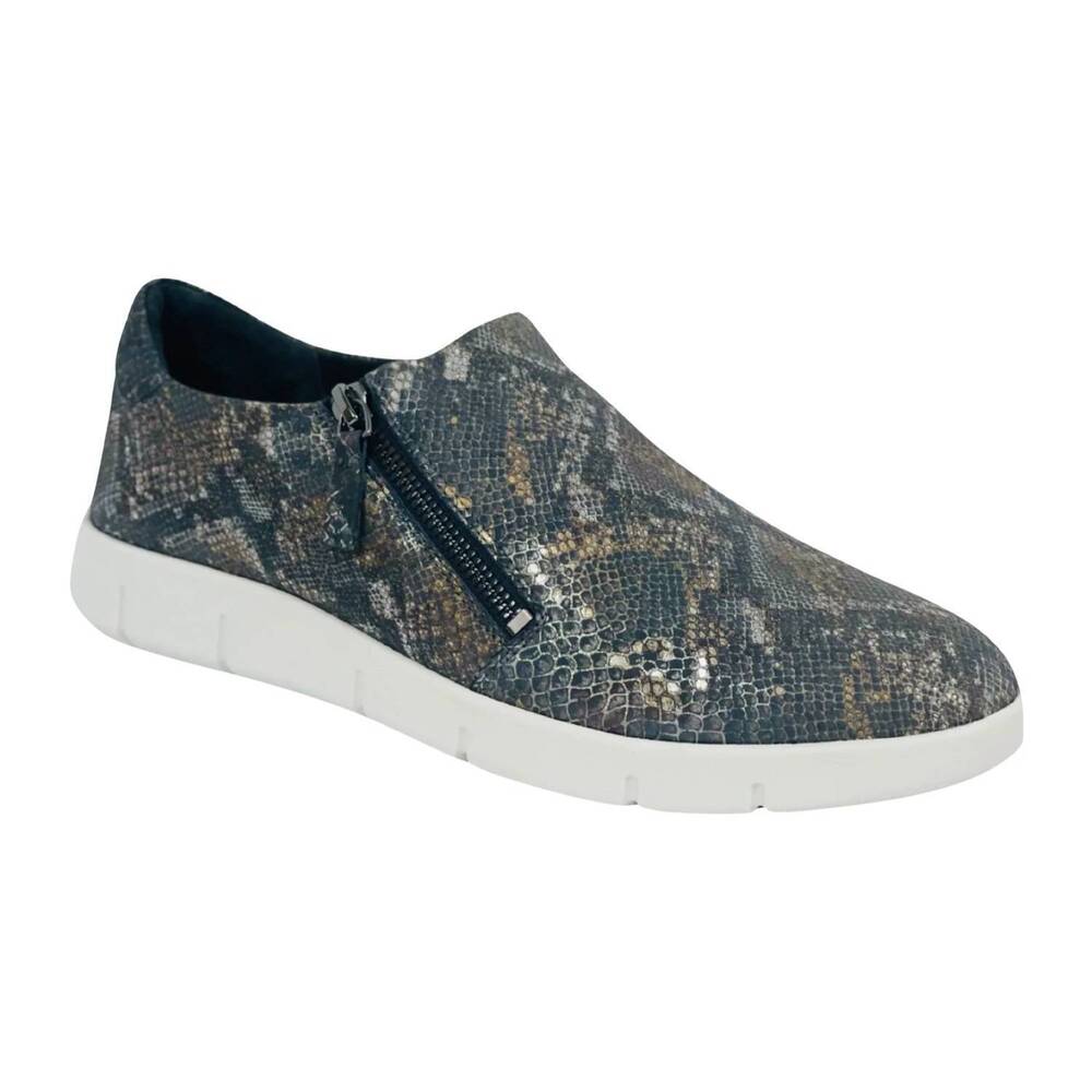 NEW VANELI women's quiana sneakers in black carbon rockefeller